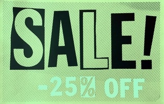 25% Off Everything In-store Thursday to Sunday, April 16-19 and 20% off on our website