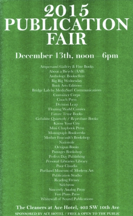 2015 PUBLICATION FAIR (Portland)